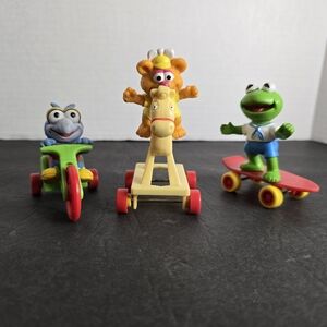 Vintage 1988 Muppet Babies McDonald's Happy Meal Toys Set of 3